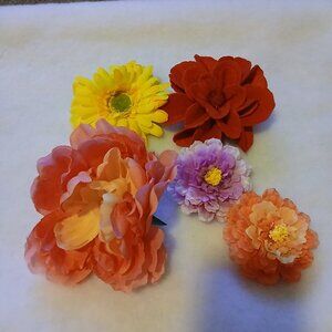 Vintage inspired Pinup Rockabilly Hair Flower Bundle (005)